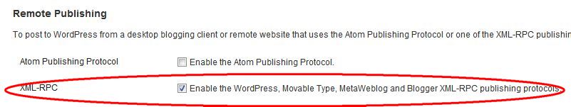 Wordpress Writing Settings Wordpress Writing Settings