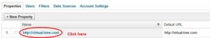 Google Analytics new property