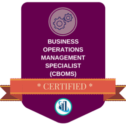 Certified Business Operations Management Specialist (CBOMS) Badge